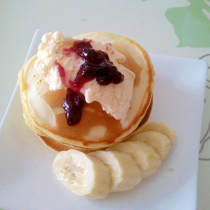 カフェ風 デザートパンケーキ レシピ 作り方 By Aoi 楽天レシピ